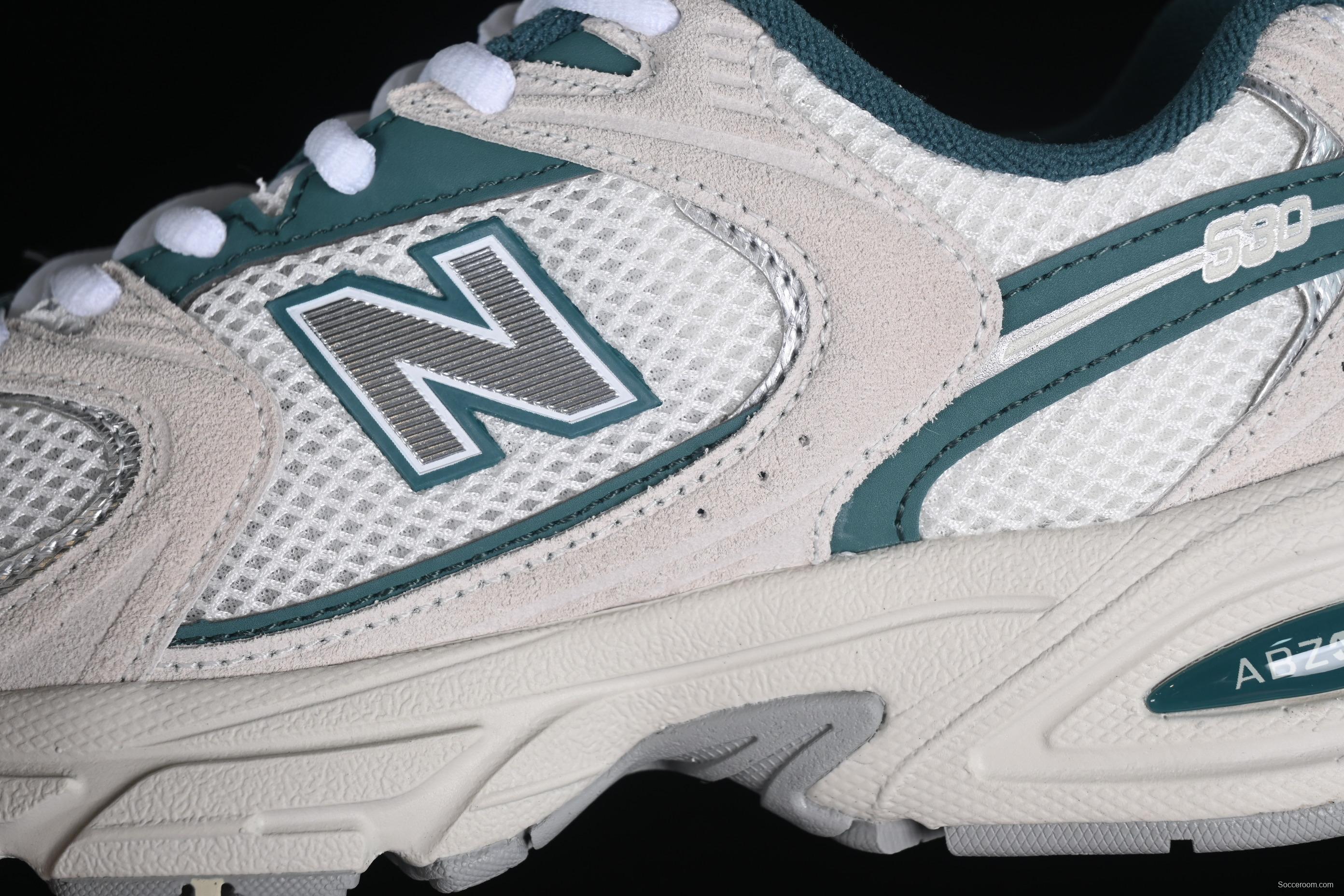 New Balance 530 Series Leather Distressed Retro Casual Running Shoes - MR530QA