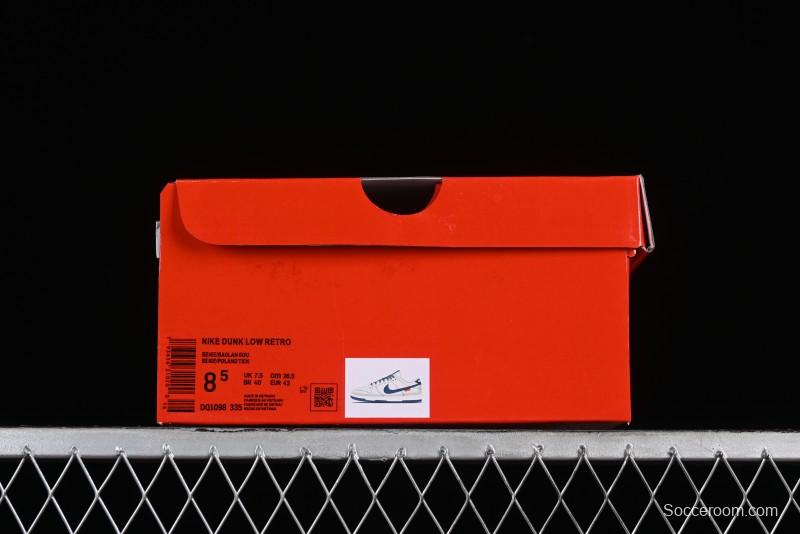 Supreme x Nike SB Dunk Low Casual Skate Shoes with Zoom Air Cushion - DQ1098-335