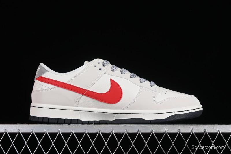 Supreme x Nike SB Dunk Low Casual Skate Shoes with Zoom Air Cushion - DQ1098-333