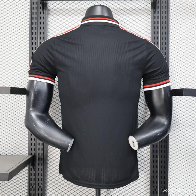 Player Version 98/99 Manchester United Third Black Jersey