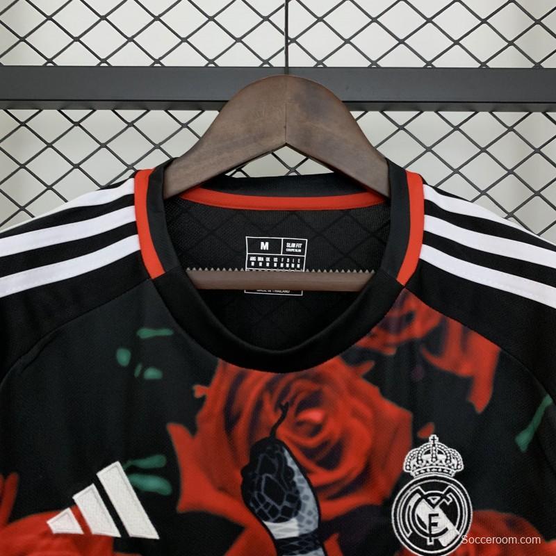 25/26 Real Madrid Special Red Rose Jersey