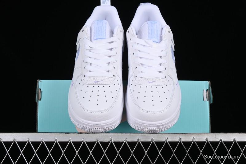 Nike Air Force 1 '07 Low Hazy Purple Casual Sneakers with Full-Length Air Solo Cushion - FB8971-800