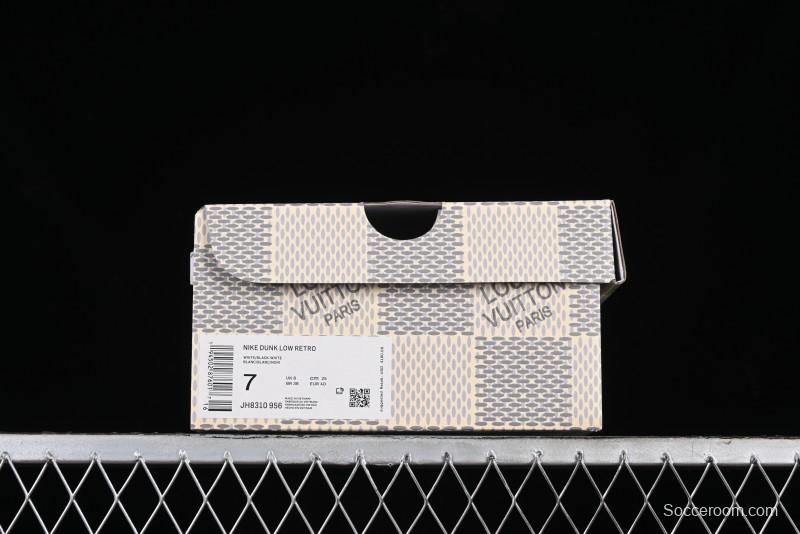 Nike SB Dunk Low LV Collaboration - Denim Patchwork Anniversary High-End Custom Low-Top Casual Sneakers - JH8310-956