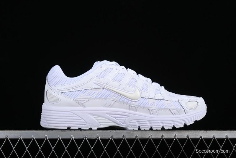 Nike P-6000 PRM Retro Casual Sneakers with Lightweight Design - BV1021-102