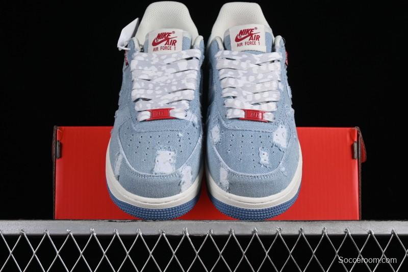 Levi's x Nike Air Force 1 '07 Low Denim Casual Sneakers - CH2211-168