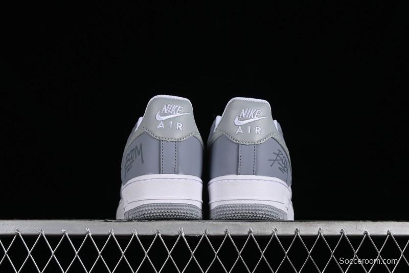 Nike Air Force 1 '07 Low Casual Sneakers with Full-Length Air Cushion - FJ4146-111