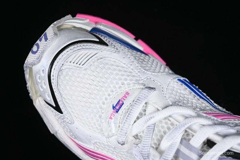 Balenciaga Runner Kith Four Color Retro Casual Sneakers - W3RMU9554