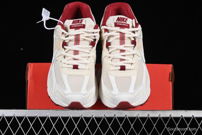 Nike Zoom Vomero 5 Retro Casual Running Shoes with EVA Midsole Cushion - HF0737-111