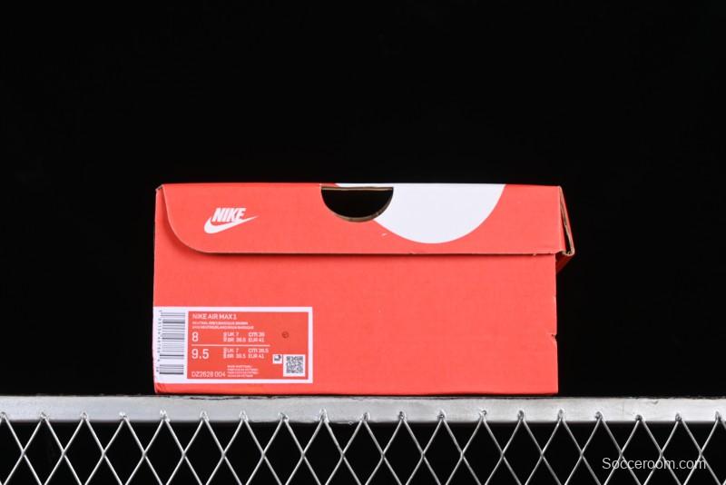 Nike Air Max 1 Retro Running Shoes with Half-Sole Air Cushion - DZ2628-004