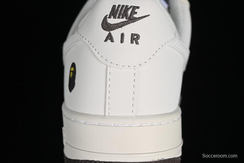 Nike Air Force 1 '07 Low BAPE Collaboration - Beige Black Star FG6688-100