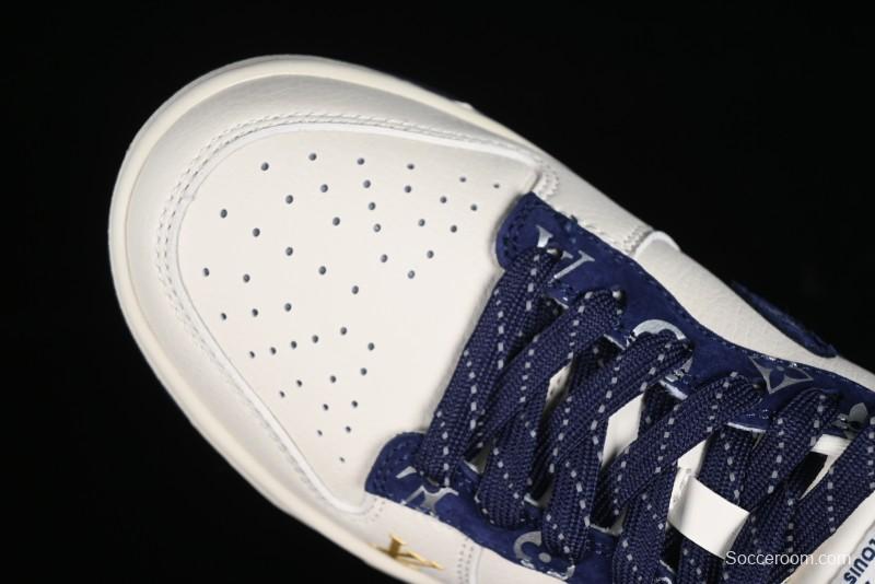 Nike SB Dunk Low LV Collaboration Anniversary Customized Low-Top Casual Sneakers - XD6188-029