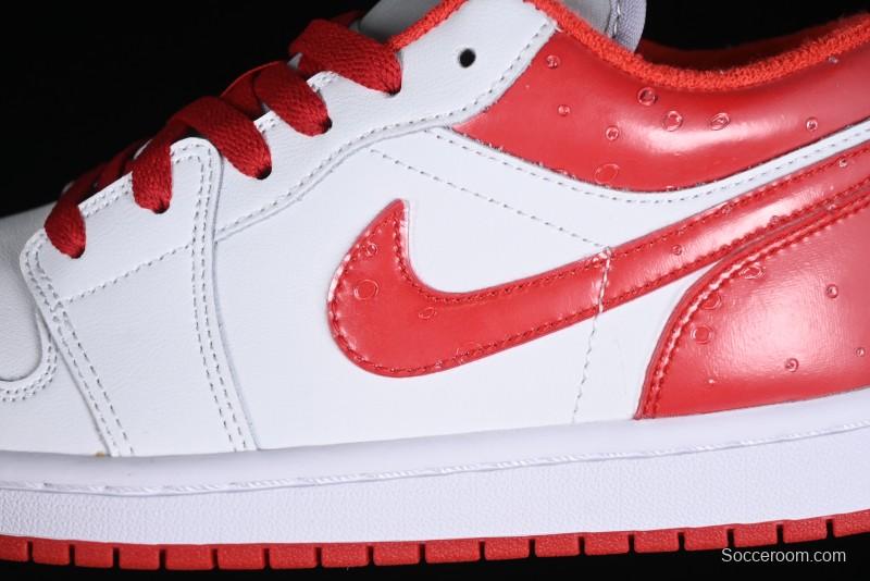 Nike Air Jordan 1 Low AJ1 White Red Casual Sneakers - FQ1935-018
