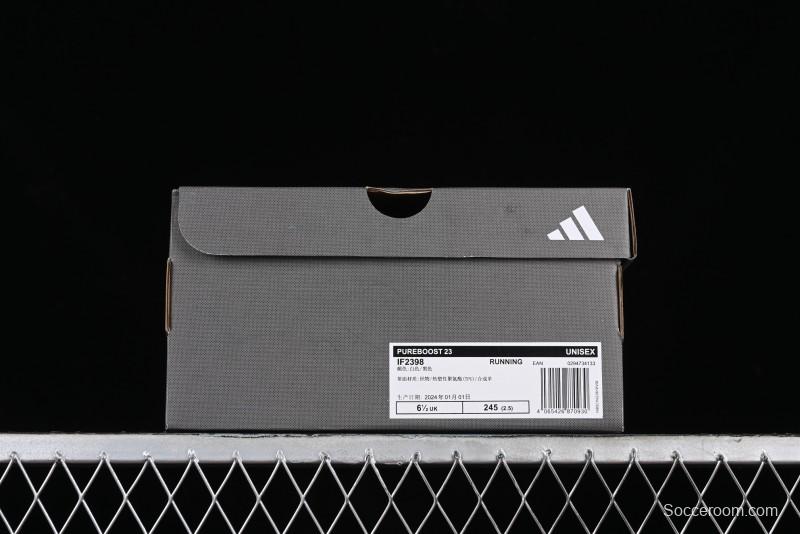 Adidas Pureboost 23 Running Shoes Lightweight Breathable with Full-Length BOOST Cushion - IF2398
