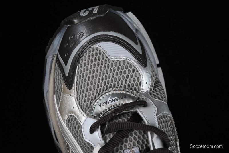 Balenciaga Runner Kith Four Color Retro Casual Sneakers - W3RMU2000