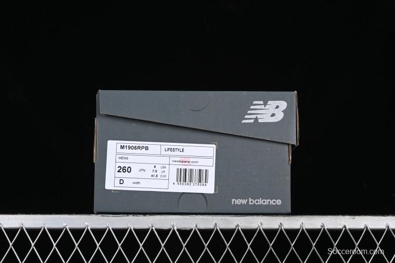 New Balance 1906 Series Retro Dad Style Casual Running Shoes with T-Beam Outsole and Exposed Cushioning - M1906RPB