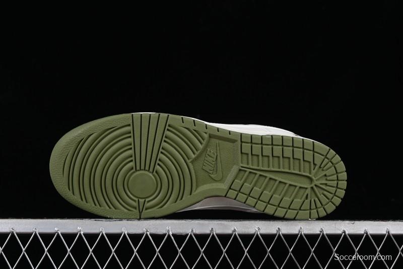Nike SB Dunk Low LV Collaboration - Beige Green Luxury Custom Low-Top Casual Sneakers - XX2025-318