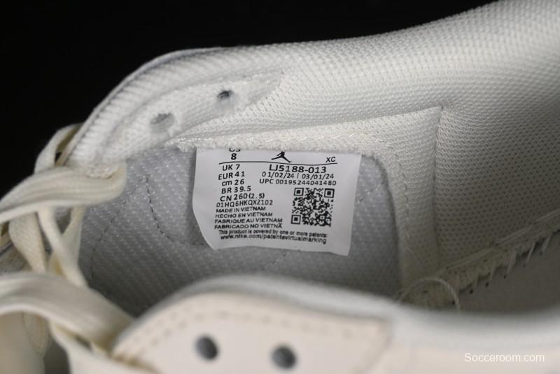 Nike Travis Scott x Fragment Design x Air Jordan 1 Low OG SP AJ1 Retro Sneakers - LJ5188-013