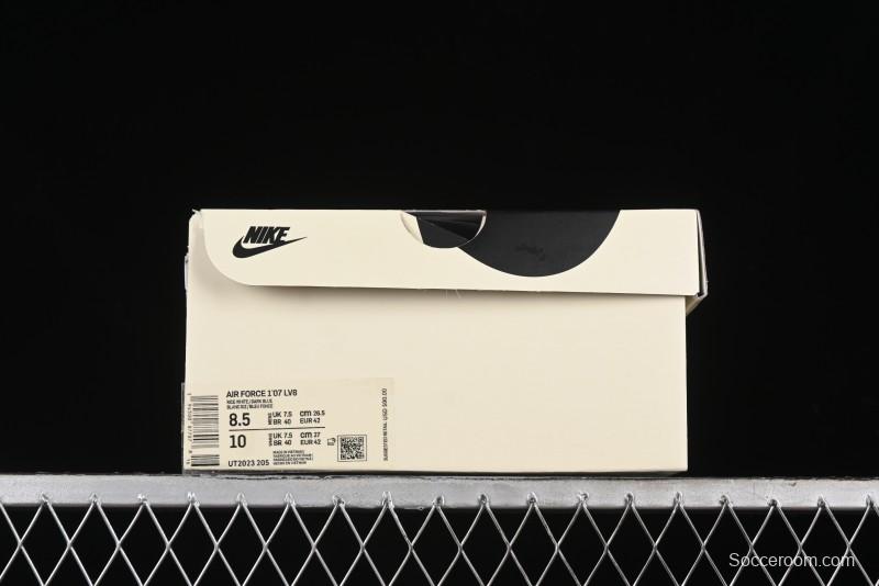 Nike Undefeated x Air Force 1 Low Casual Sneakers in Dark Blue Hemp with Reflective Details - UT2023-205