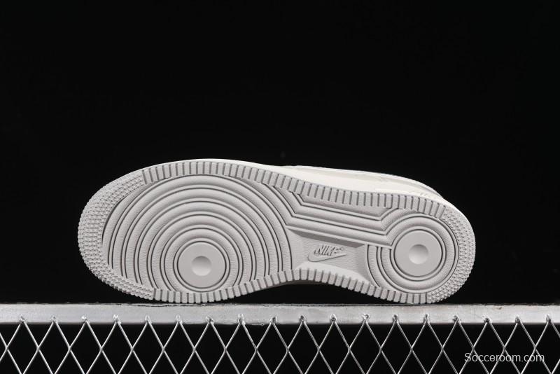 Nike Air Force 1 '07 Low QR Code Light Grey Starry Casual Sneakers - CU1836-963