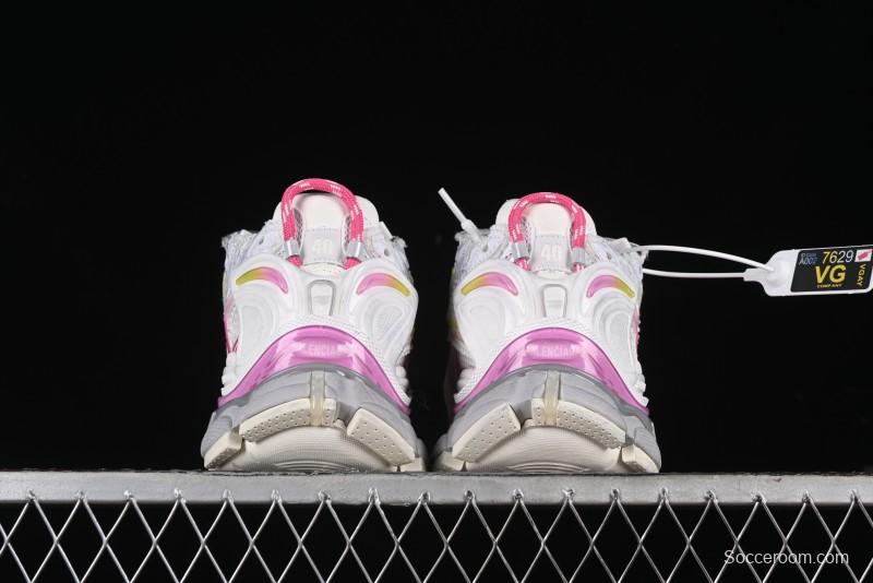 Balenciaga Runner Kith Four Color Retro Casual Sneakers - W3RMU9517