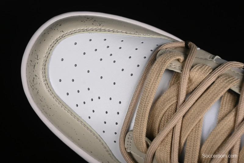 Nike Dunk Low Panda Prank Summer Theme Love Khaki Pudding Milk Tea SB Strap Low-Top Casual Sneakers - CW1590-100