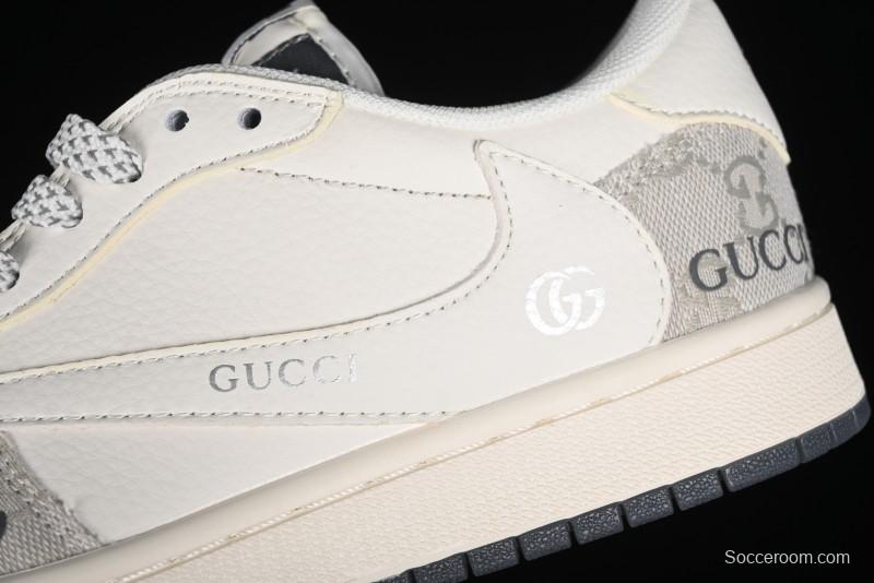 Nike Travis Scott x Fragment Design x Air Jordan 1 Low OG SP AJ1 Casual Sneakers - XZ1658-002