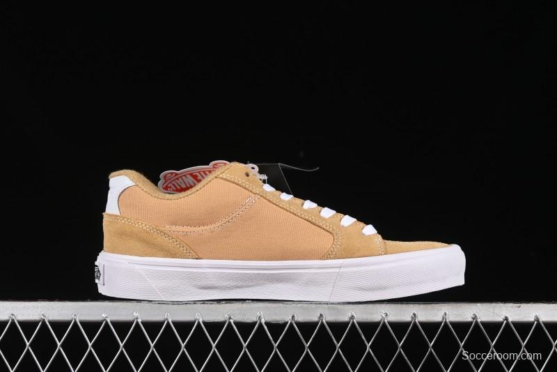 Vans Chukka Push Low-Top Skate Shoes in Beige with Slip-Resistant Sole - VN000CZW4MG