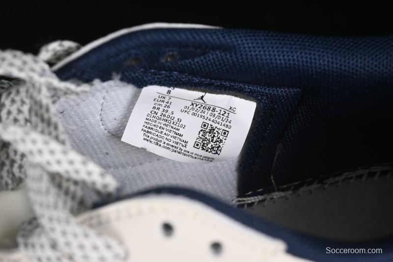 Nike Travis Scott x Fragment Design x Air Jordan 1 Low OG SP AJ1 Retro Sneakers - XY2688-121