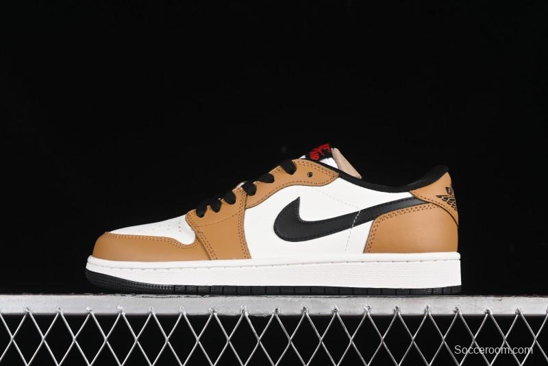 Nike Air Jordan 1 Low OG AJ1 Black Brown Low-Top Lifestyle Basketball Shoes - CZ0790-107