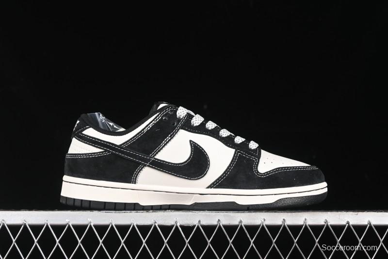 Nike SB Dunk Low Stussy Collaboration - Black Wukong Anniversary High-End Custom Low-Top Casual Sneakers - XX2025-555