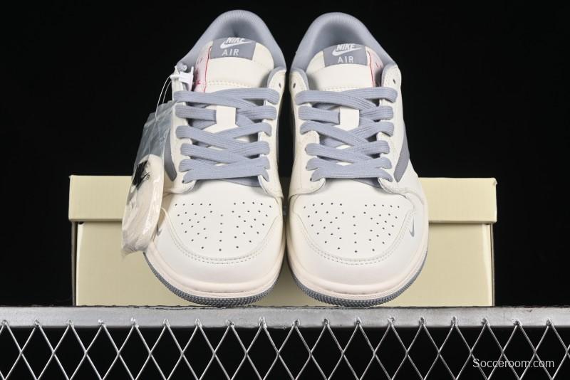 Nike Travis Scott x Fragment Design x Air Jordan 1 Low OG SP AJ1 Supreme Collaboration - XZ1168-003