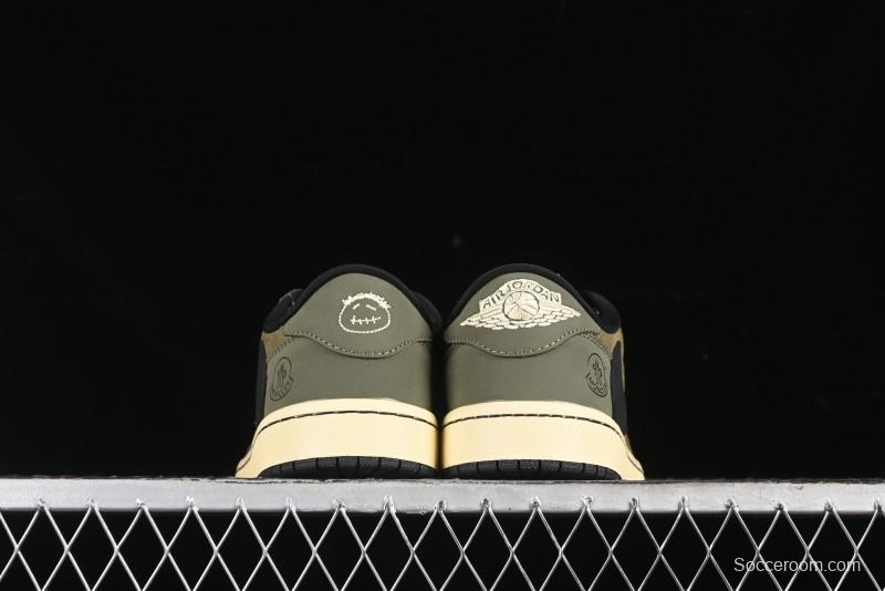 Nike Travis Scott x Fragment Design x Air Jordan 1 Low OG SP AJ1 Sneakers - CH6336-007