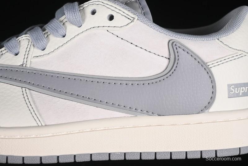 Nike Travis Scott x Fragment Design x Air Jordan 1 Low OG SP AJ1 Supreme Collaboration - XZ2268-003