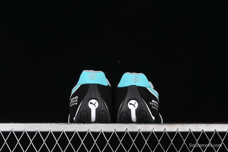 Puma Sparco Future Round Toe Lace-Up Low-Top Lifestyle Casual Shoes in Leather and Fabric - 308155-01