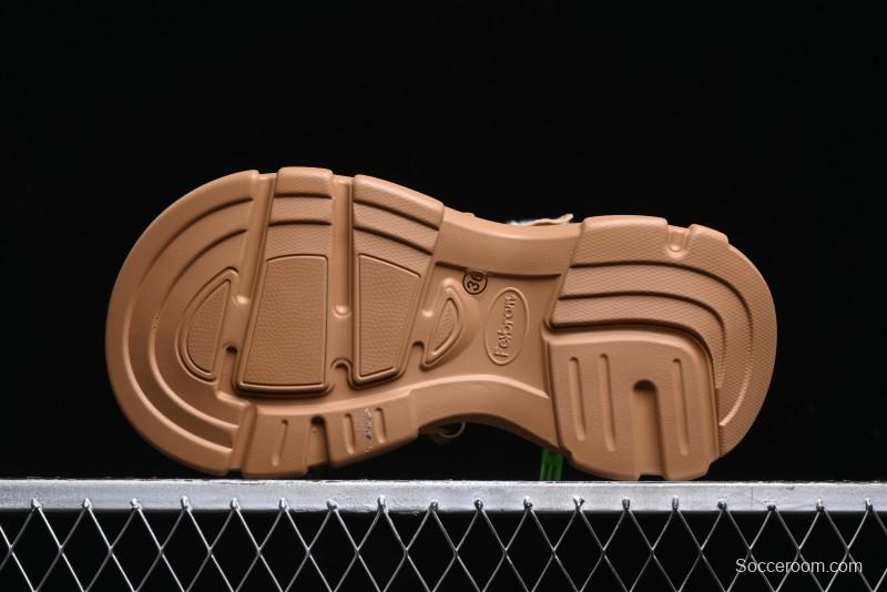 Ouder Retro Lace-Up Mid-Calf Warm & Thickened Platform Casual Snow Boots with Wool Lining - Oud024 Brown