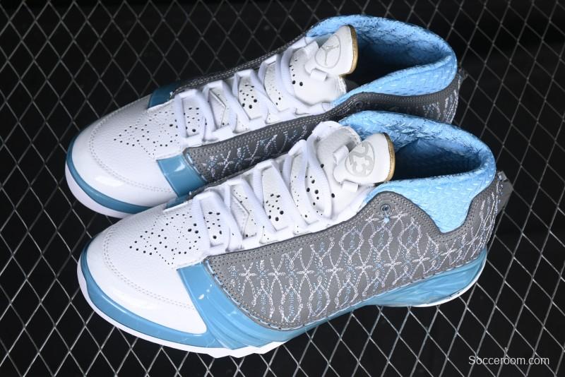 Nike Air Jordan 23 AJ23 Mid Retro Casual Sneakers with Visible Air Cushion - 318474-151