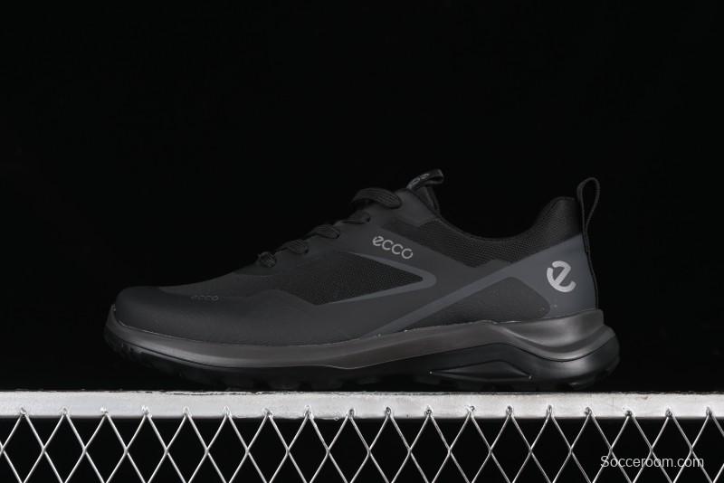 ECCO DRIVE Series Outdoor Waterproof Breathable Slip-Resistant Retro Fashion Patchwork Hiking Shoes - 88259401001