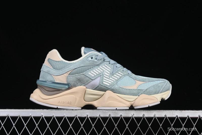 New Balance 9060 Retro Casual Running Sneakers with ABZORB Cushioning Technology - U9060FNB