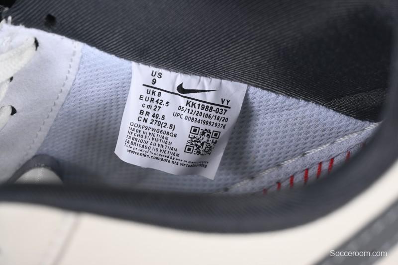 Nike Air Force 1 '07 Low Stussy Collaboration - Light Grey Triple Swoosh Low-Top Casual Sneakers - KK1988-037