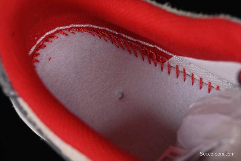 Nike Air Force 1 '07 Low Supreme Collaboration Grey Snake Scale Low-Top Casual Sneakers - DM6688-010