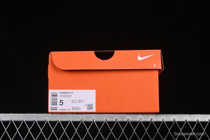 Nike Zoom Fly 6 Lightweight Responsive Running Shoes with React Foam and Carbon Fiber Plate - FN8454-100