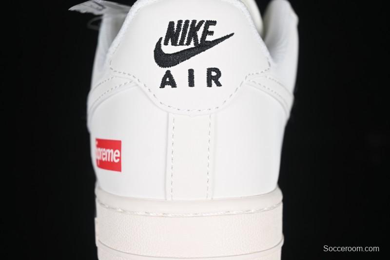 Nike Air Force 1 '07 Low Supreme Collaboration Casual Sneakers with Dual-Color Sole - XZ6188-017