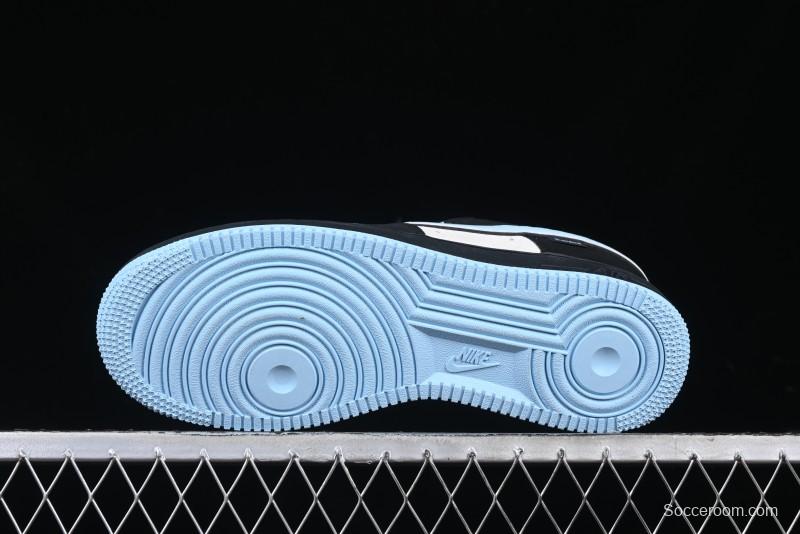 Nike Air Force 1 '07 Low Supreme Collaboration Tiffany Blue Low-Top Casual Sneakers - DF0188-025