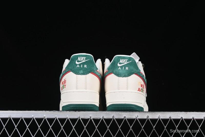 Nike Air Force 1'07 Low Just Collaboration - Christmas Tree Low-Top Casual Sneakers - DF0188-034