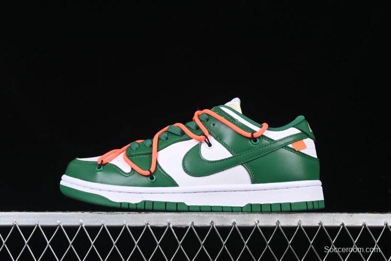 Off-White x Futura x Nike Dunk Low OW Collaboration Sneakers - CT0856-100