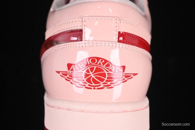 Nike Air Jordan 1 Low AJ1 Valentine's Day Jelly Pink Low-Top Lifestyle Basketball Shoes - HF3174-600