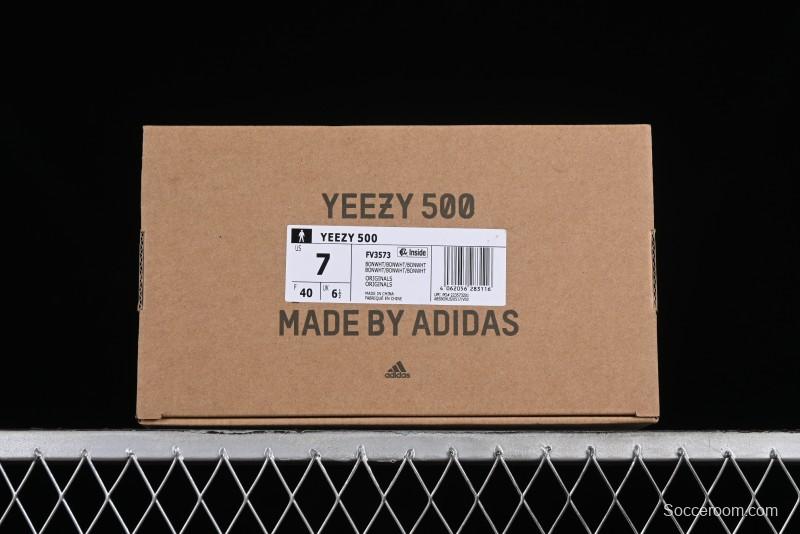 Adidas Yeezy 500 Bone White Casual Running Shoes - FV3573