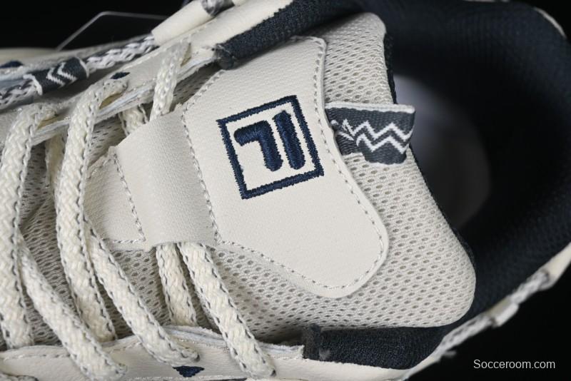 Fila Fusion Retro Mars Running Shoes with Lace-Up Design and Cushioned Sole - F12W432101FSH