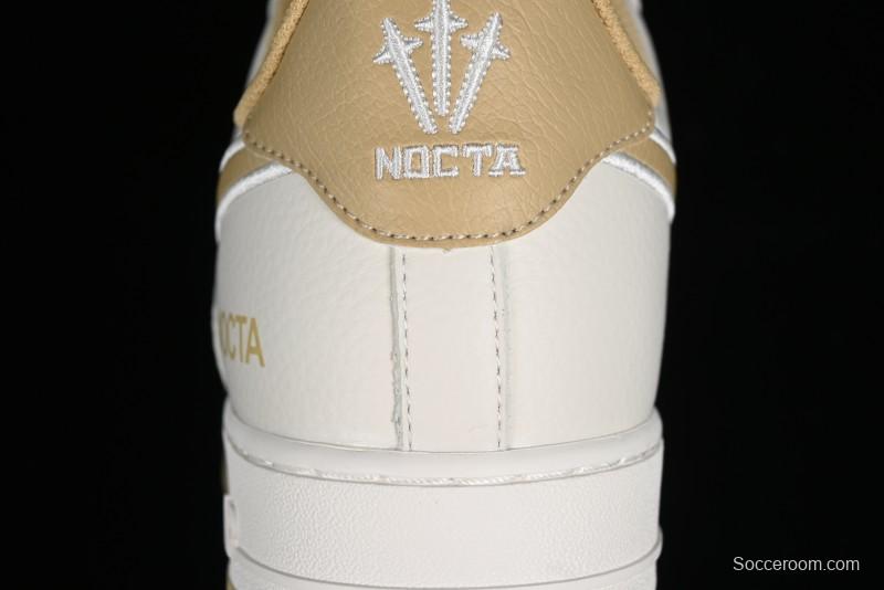 Nike Nocta x Nike Air Force 1 '07 Low Casual Sneakers with Reflective Details and Full-Length Air Cushion - NO0224-028