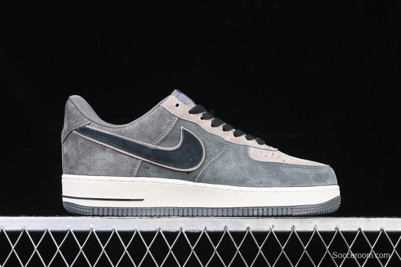 Nike Air Force 1'07 Low "Black Eight" Custom Casual Sneakers for Autumn Winter - YD2425-808
